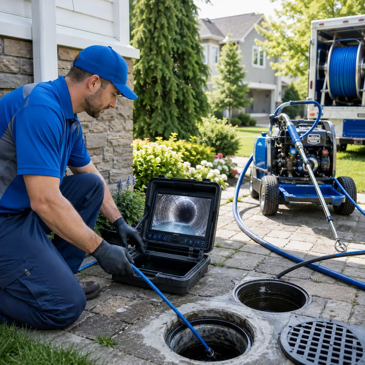 Outdoor drain cleaning professionals serving Waterloo, WI