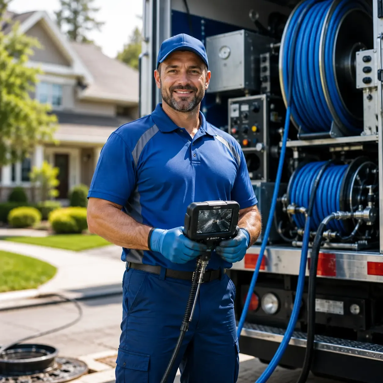 Local outdoor drain cleaning specialists in Waterloo, WI